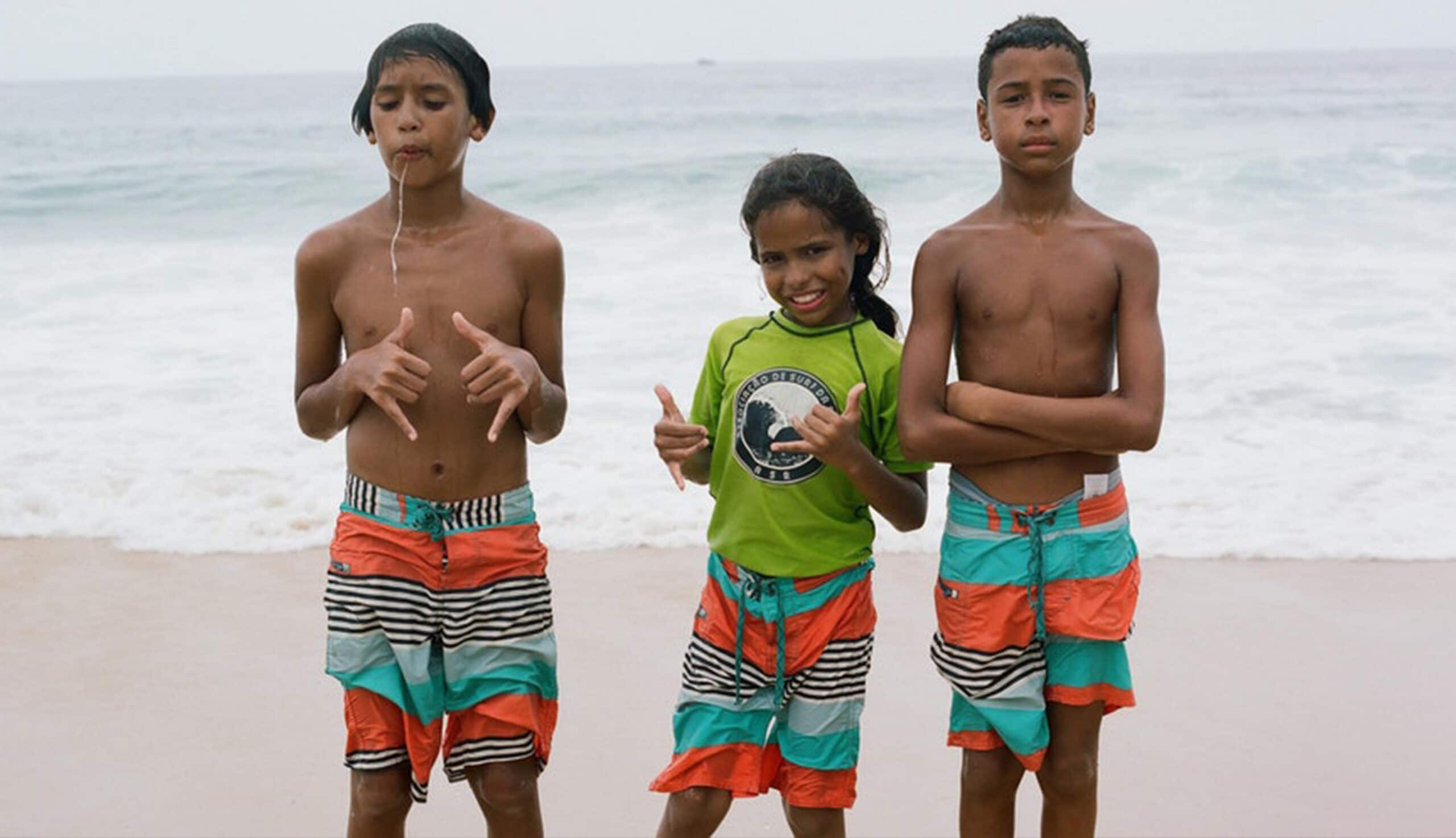 Young surfers featured in GOMA's new documentary